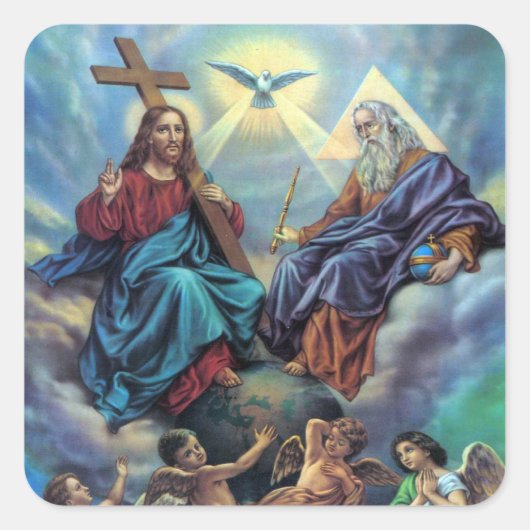 Sticker de la Très Sainte Trinité (Devant)