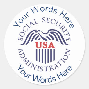 Sticker de l'Administration de la sécurité sociale