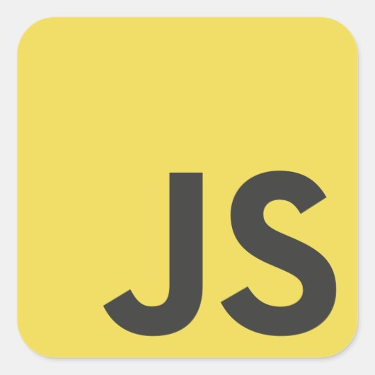 Sticker de langage de programmation JavaScript (Devant)