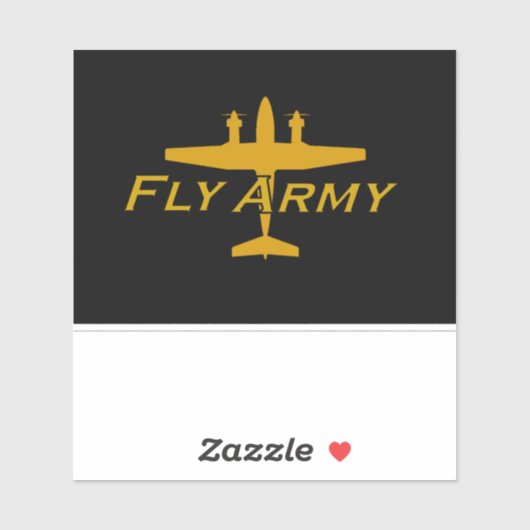 Sticker de l'armée de vol C-12 King (Feuille)