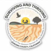 Sticker de l'assemblée annuelle 2024 de TWS West (Devant)