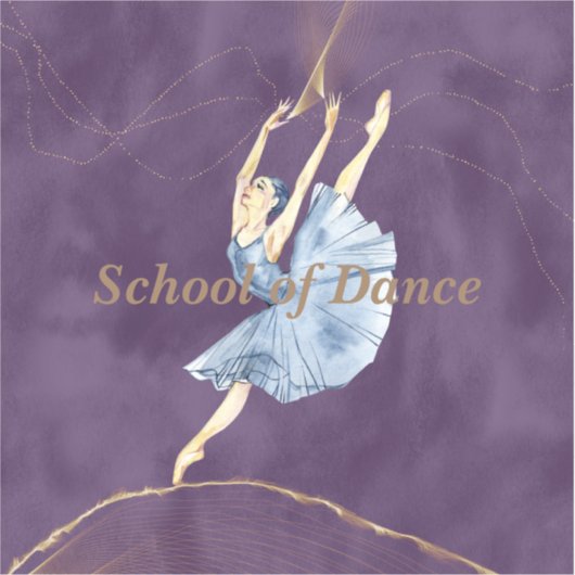 Sticker de l'école de danse (Devant)