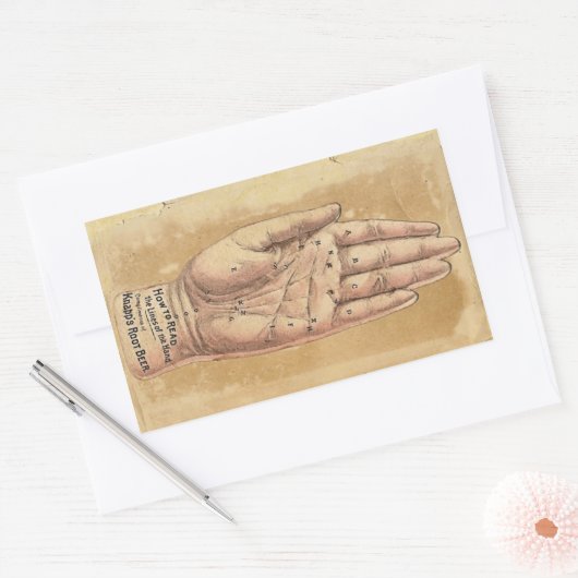 Sticker de lecture de palme (Enveloppe)