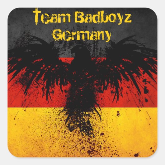 Sticker de l'équipe Badboyz Allemagne (Devant)