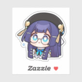 Sticker de l'étoile de Honkai Chibi Pela (Feuille)