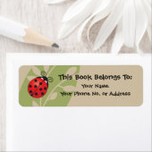 Sticker de livre Lucky Ladybug (En situation)