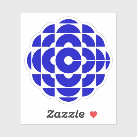 Sticker de logo CBC 1986 (Feuille)