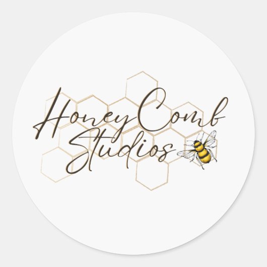Sticker de logo HoneyComb Studios (Devant)