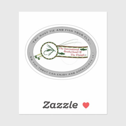 Sticker de logo IBF avec citation cachée (Feuille)