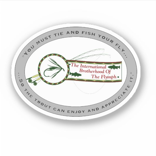 Sticker de logo IBF avec citation cachée (Devant)