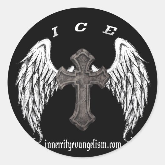 Sticker de logo ICE (Tous les bénéfices pour ICE M (Devant)