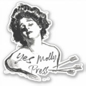 Sticker de logo Molly (Devant)