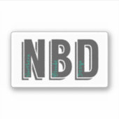 Sticker de logo NBD (Devant)