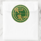 Sticker de logo officiel des récitals Recoil 3" (Sac)