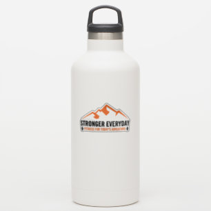 Sticker de logo pour bouteille d'eau plus fort tou