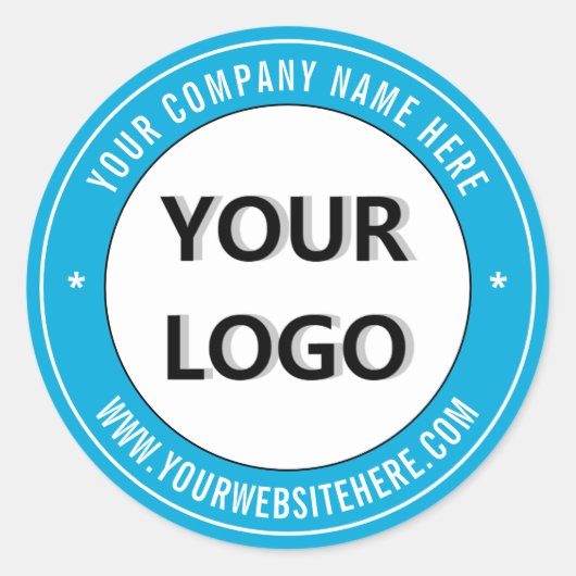 Sticker de logo promotionnel du texte et des coule (Devant)