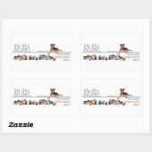 Sticker de logo PUPs Airedale (Feuille)