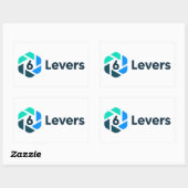 Sticker de logo rectangle (Feuille)
