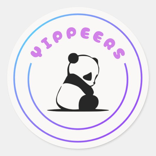 Sticker de logo Yippeers (Devant)