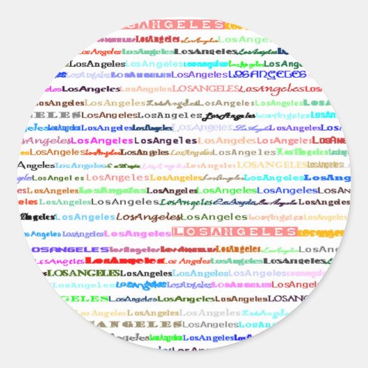 Sticker de Los Angeles (Devant)