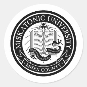Sticker de l'université Miskatonic