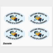 Sticker de lutte amusant (Feuille)