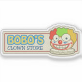 Sticker de magasin de clowns de Bobo (Devant)