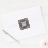 Sticker de magasin Leopard Custom QR Code (Enveloppe)