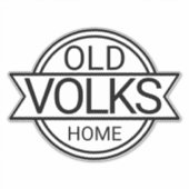 Sticker de maison Vieux VOLKS (Devant)