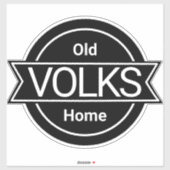 Sticker de maison Vieux VOLKS (Feuille)