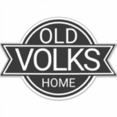 Sticker de maison Vieux VOLKS (Devant)