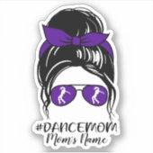 Sticker de maman dansante personnalisée (Devant)