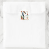 Sticker de mariage de plage (Sac)