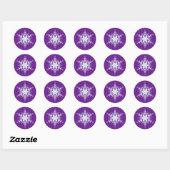 Sticker de mariage d'hiver (Feuille)