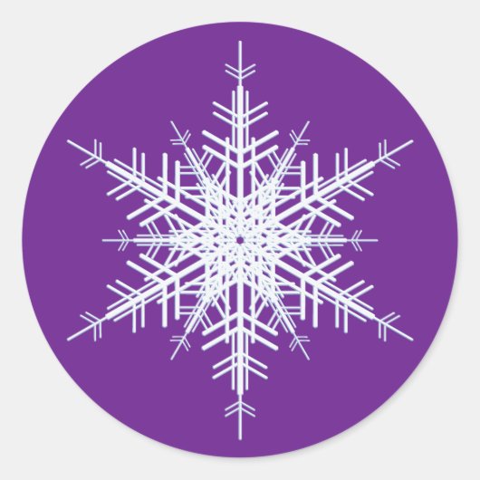 Sticker de mariage d'hiver (Devant)