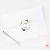 Sticker de mariage du jardin floral (Enveloppe)