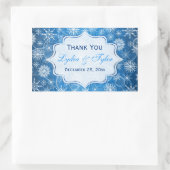 Sticker de mariage favori pour les flocons de neig (Sac)