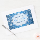 Sticker de mariage favori pour les flocons de neig (Enveloppe)