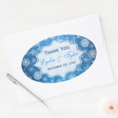 Sticker de mariage favori pour les flocons de neig (Enveloppe)