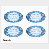 Sticker de mariage favori pour les flocons de neig (Feuille)