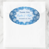 Sticker de mariage favori pour les flocons de neig (Sac)