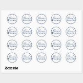 Sticker de mariage "Groom's Favorite" - Marine (Feuille)