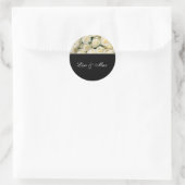 Sticker de mariage personnalisé Roses (Sac)