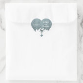 Sticker de mariage romantique et élégant (Sac)