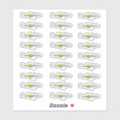 Sticker de marque citron pour logo d'emballage lai (Feuille)