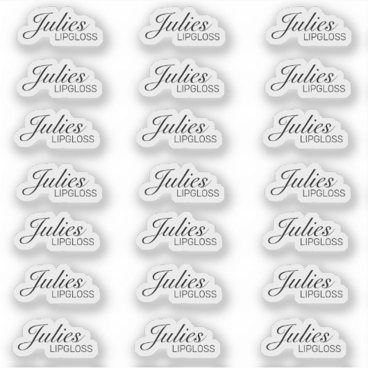 Sticker de marque de logo simple Gloss Lip (Devant)