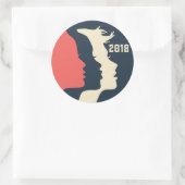 Sticker de mars 2018 pour femmes (Sac)