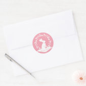 Sticker de Merci de Baby shower Bunny Favoriser (Enveloppe)