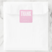 STICKER DE MERCI MODERNE ET GRAD SIMPLEMENT BOLD (Sac)