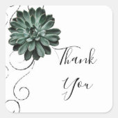 Sticker de Merci succulent (Devant)